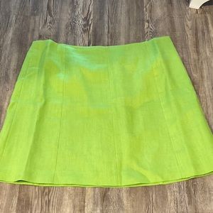 Sz 16p linen skirt lined mantles petite